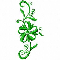 Flowers And Tree Embroidery Design 9 Flowers And Tree Embroidery Design 9